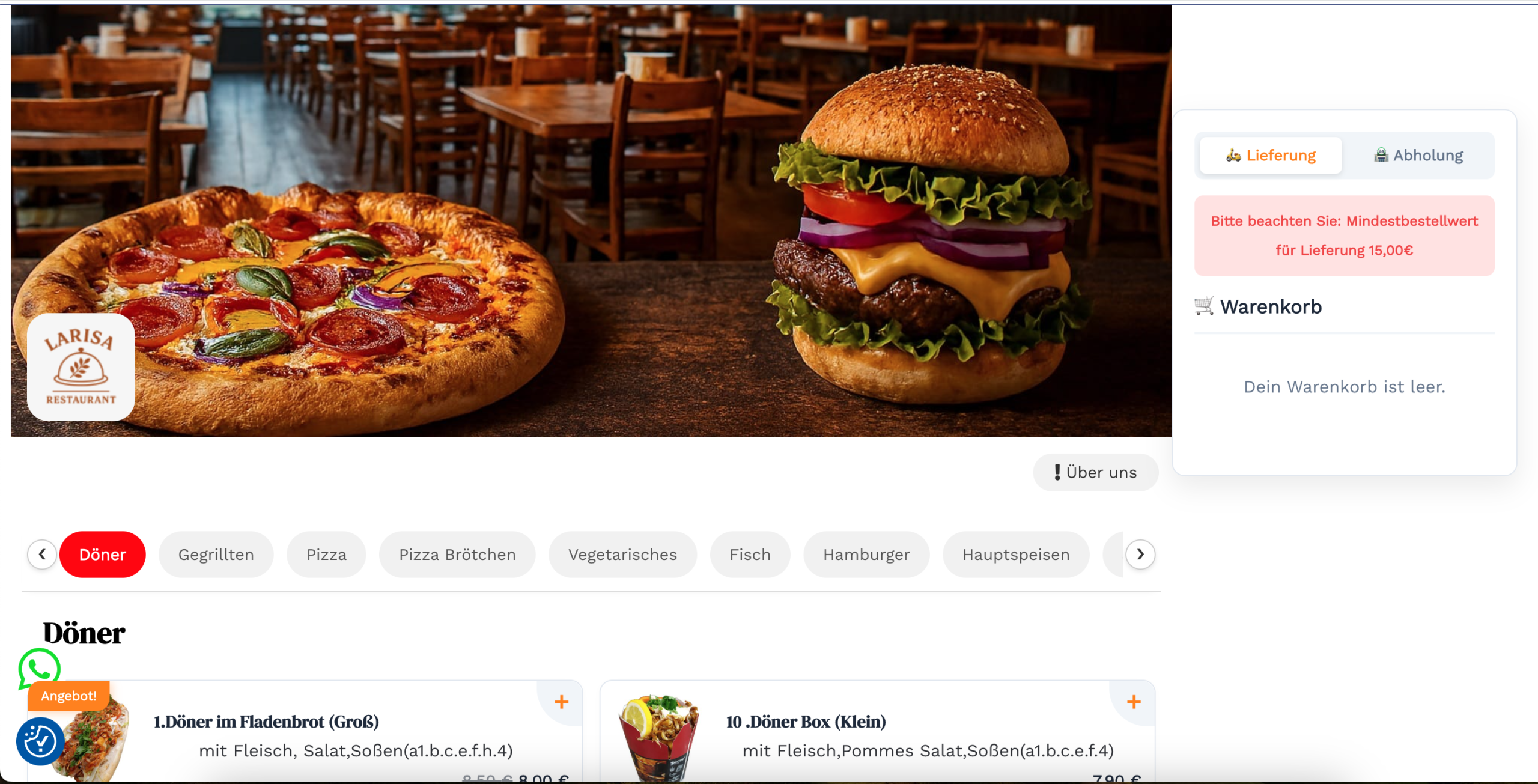 Schmeckt auch digital: Wie wir für Larisa's Restaurant ein Online-Bestellsystem mit Seele erschaffen haben Gastronomie ist pure Emotion. Es ist der Duft von frisch gebackener Pizza, das Zischen von saftigem Jujeh Kabab auf dem Holzgrill und das herzhafte Lachen von Gästen, die eine gute Zeit teilen. Aber was passiert, wenn dieser Zauber im endlosen Rauschen des Internets verloren geht?